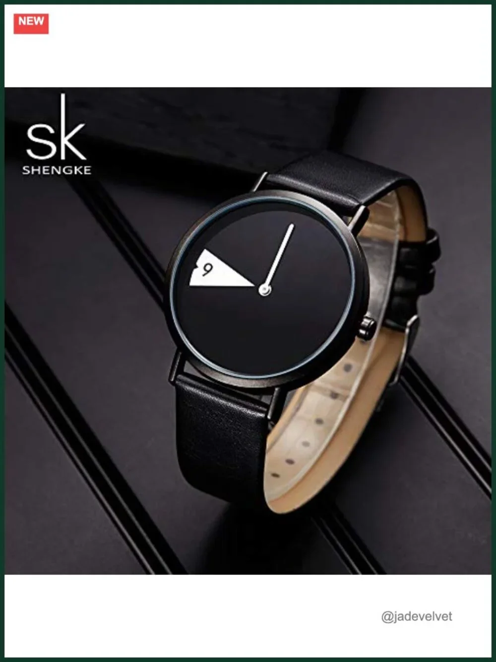 Ultra-Thin Leather Strap Minimalist Quartz Watch Japanese Movement